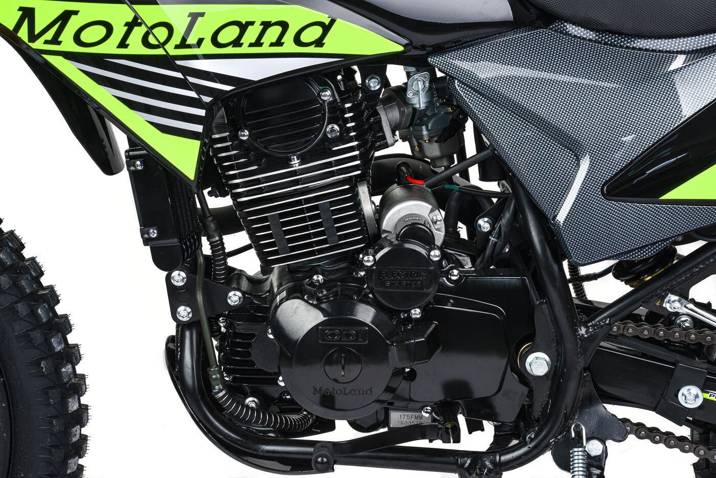 Мотоцикл Кросс 300 ENDURO ST NEON зеленый