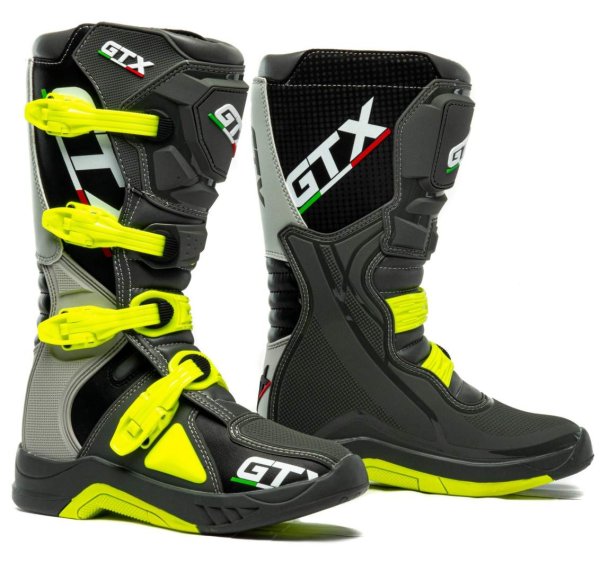 Мотоботы GTX MX #2 grey/green (р. 39)